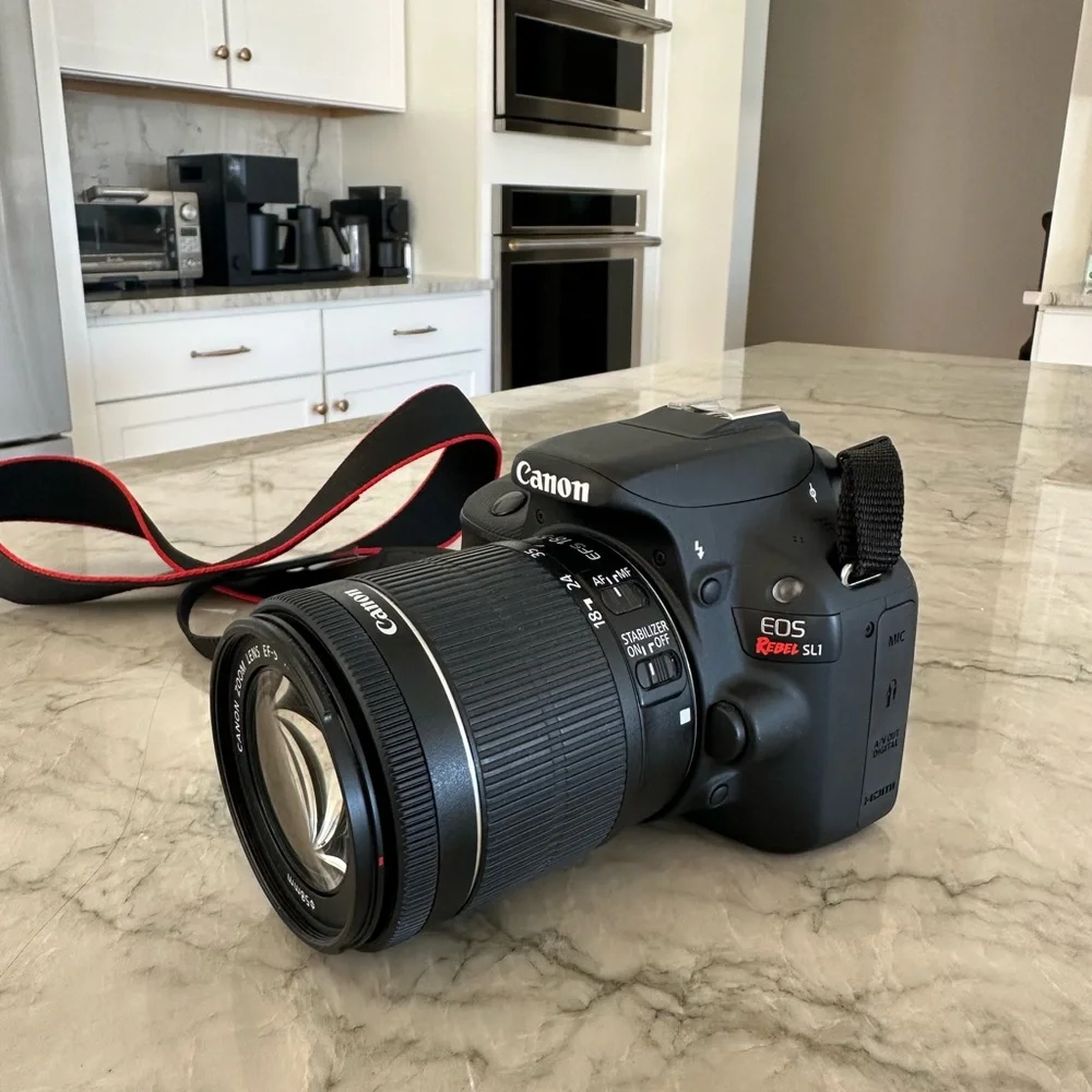 Canon Rebel SL1 with 18-55mm lens